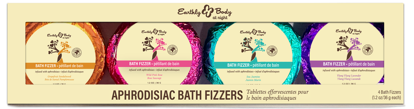 Earthly Body at Night Bath Fizzer Aphrodisiac Collection Set