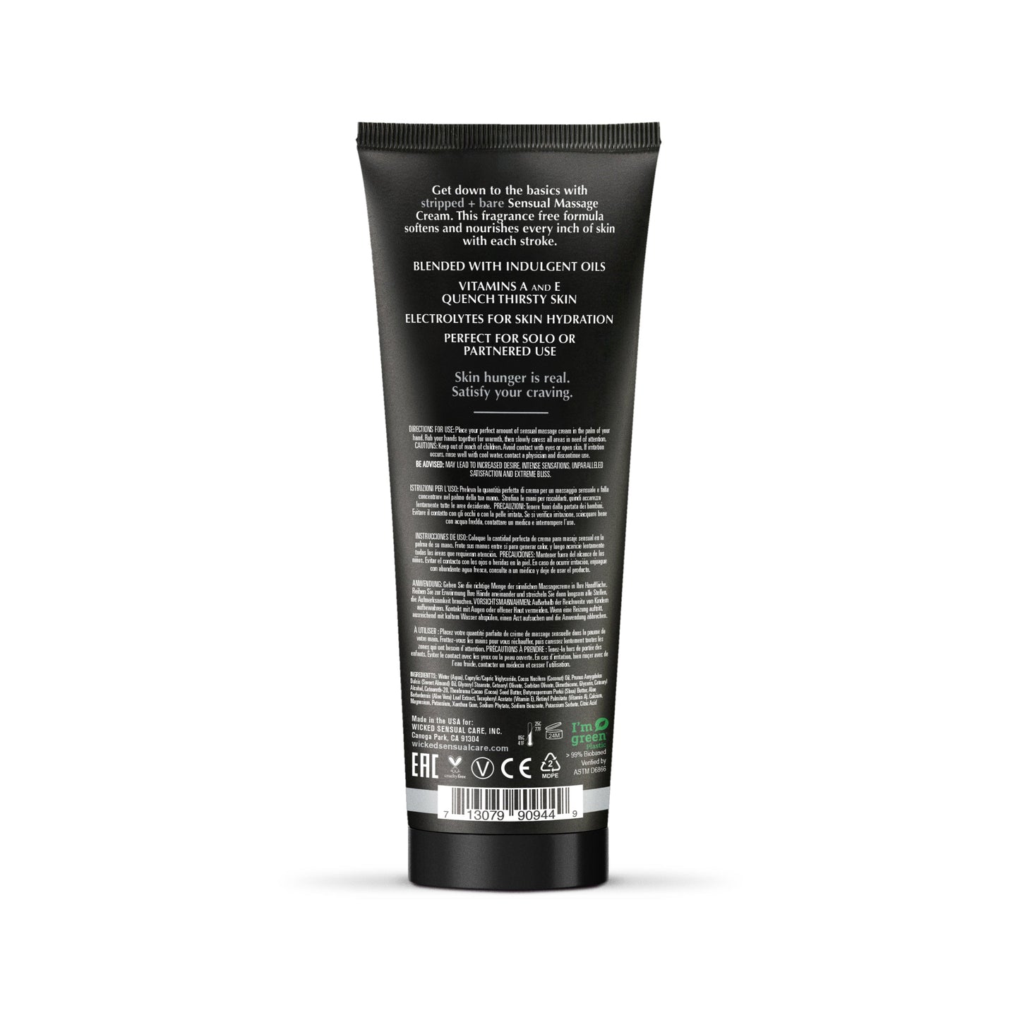 Stripped + Bare Massage Cream